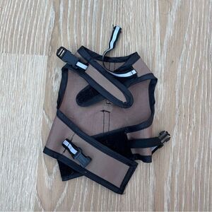 Top Paw Reflective Dog Jacket Vest Adjustable Straps High Visibility Tan Size OS
